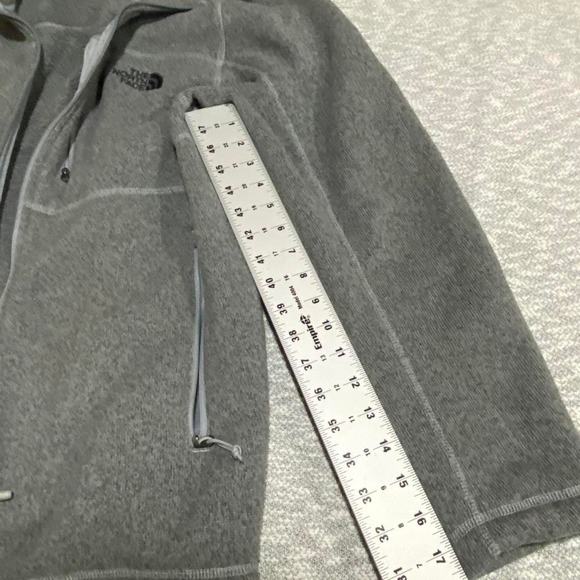 North Face sweater Fleece jacket men large ORORA logo right front. SKU978 - Picture 5 of 7